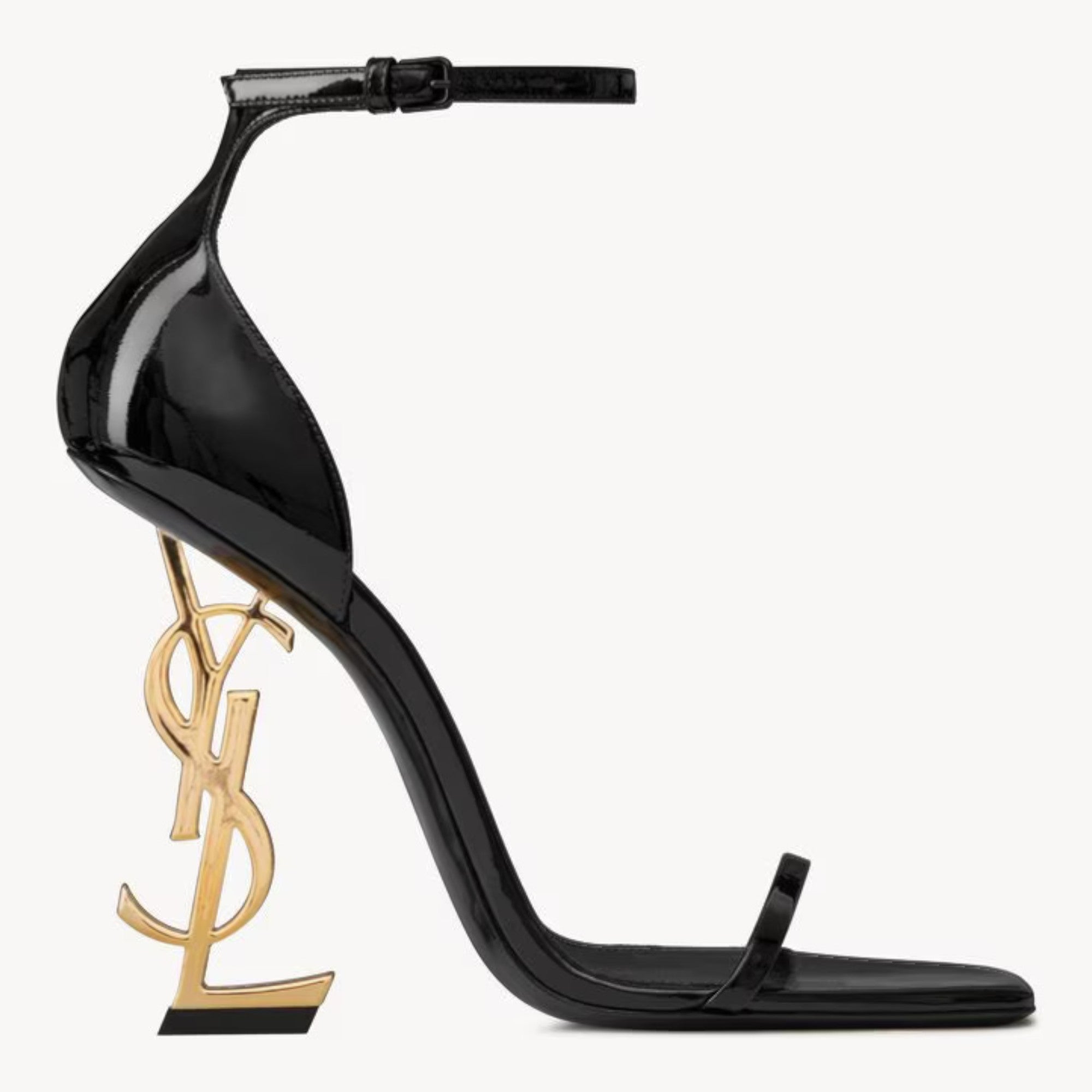 Opyum Sandals Black Gold 11cm