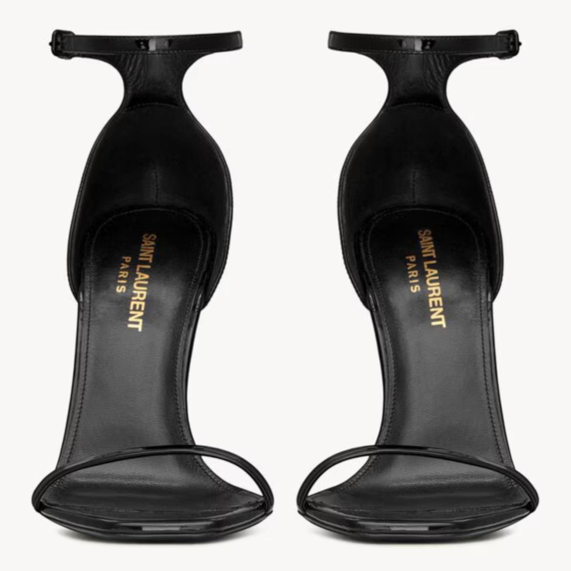 Opyum Sandals Black Gold 11cm