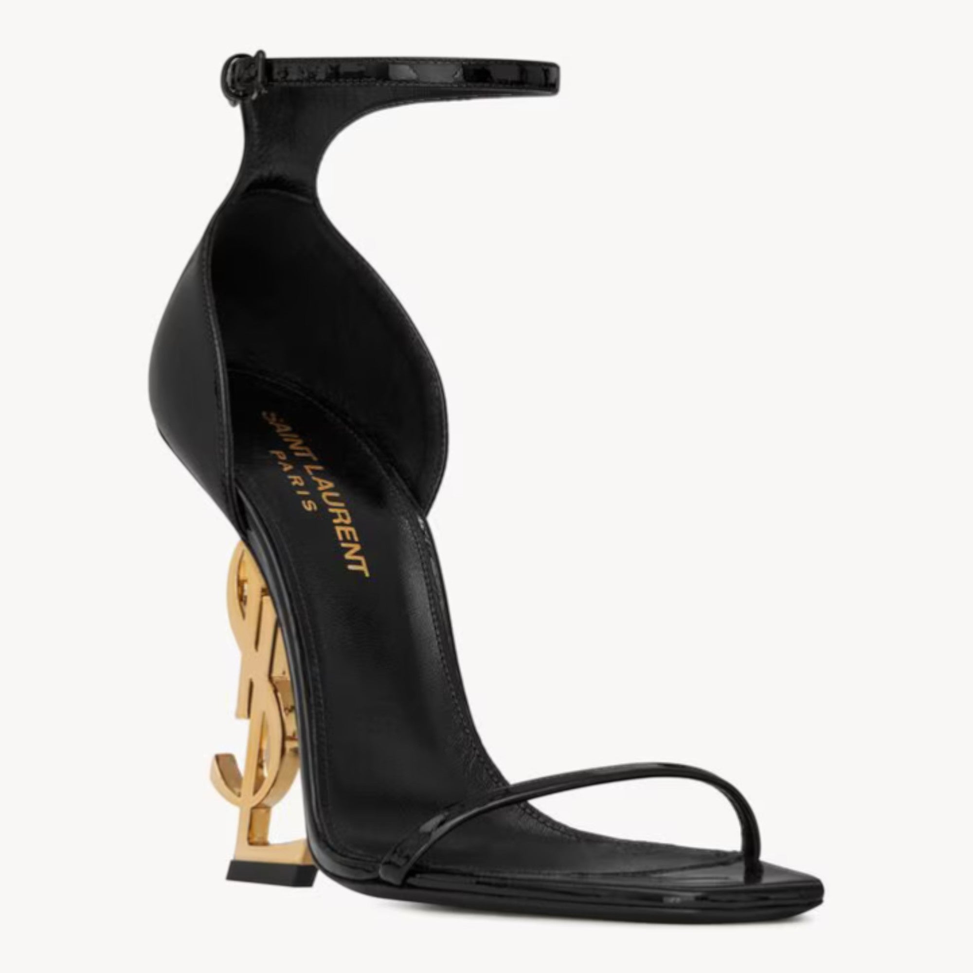 Opyum Sandals Black Gold 11cm