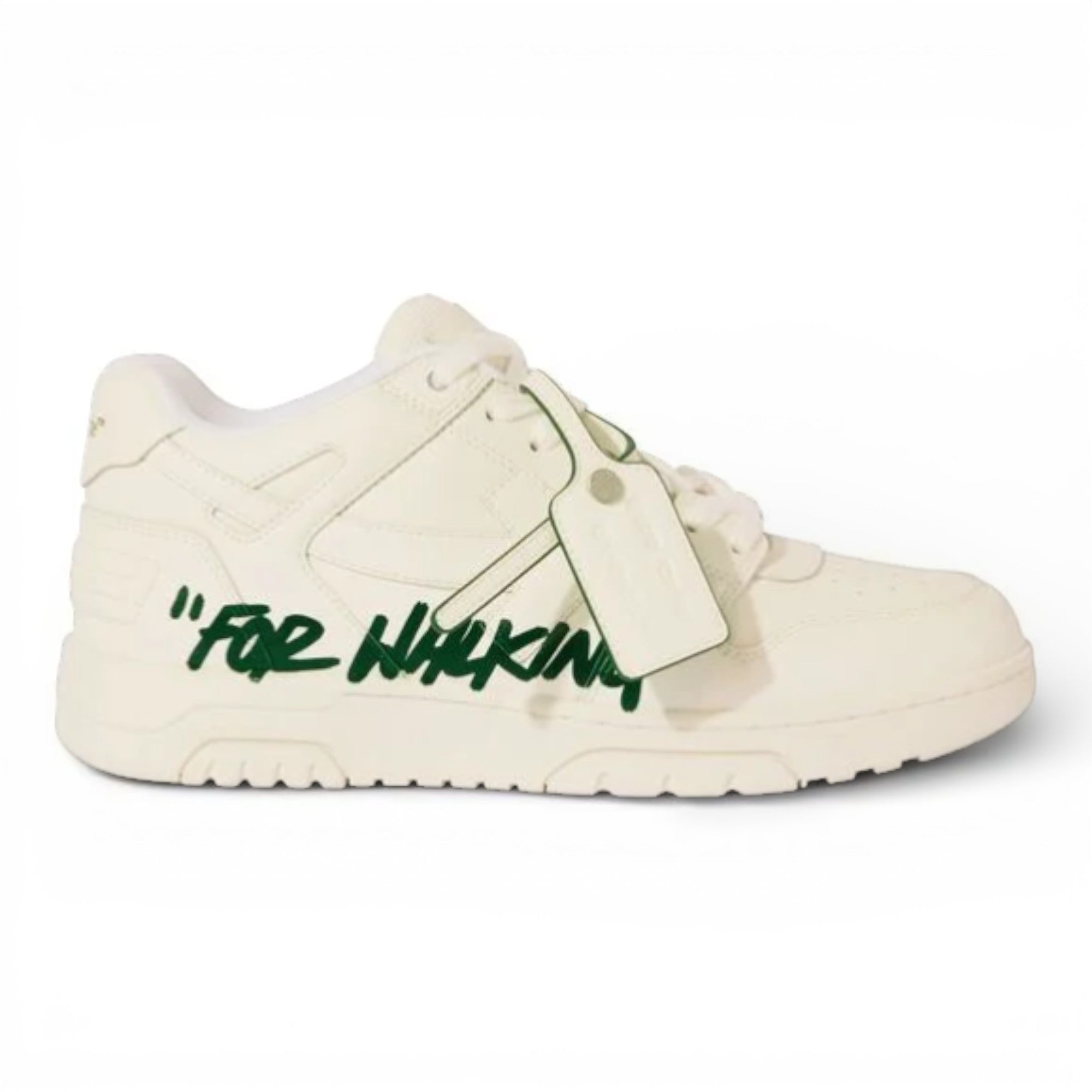 Off-White Out Of Office “For Walking” in White and Green