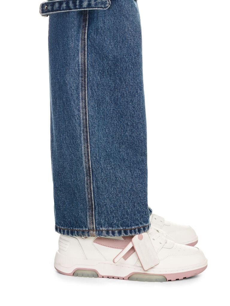 Off-White Out Of Office Calf Leather White / Water Rose