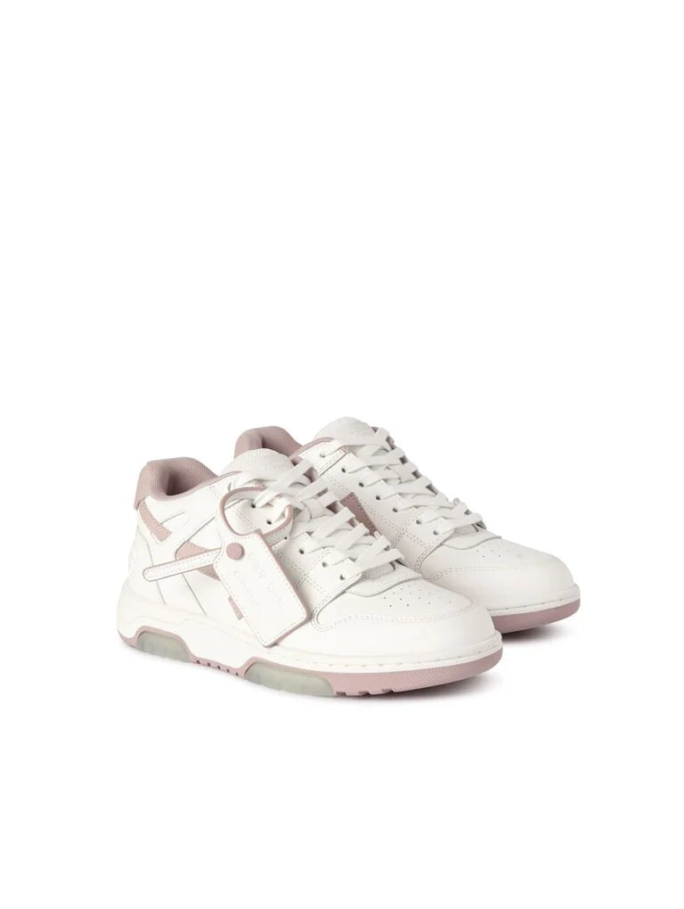 Off-White Out Of Office Calf Leather White / Water Rose