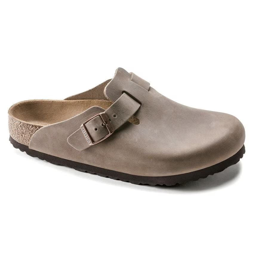 Birkenstock Boston Soft Footbed in Tobacco Brown Oiled Leather