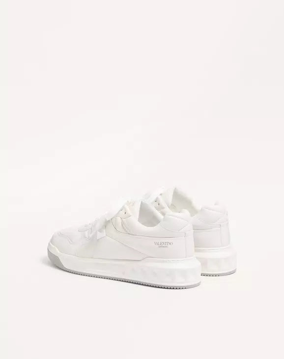 Valentino One Stud Low-Top Nappa Sneaker White