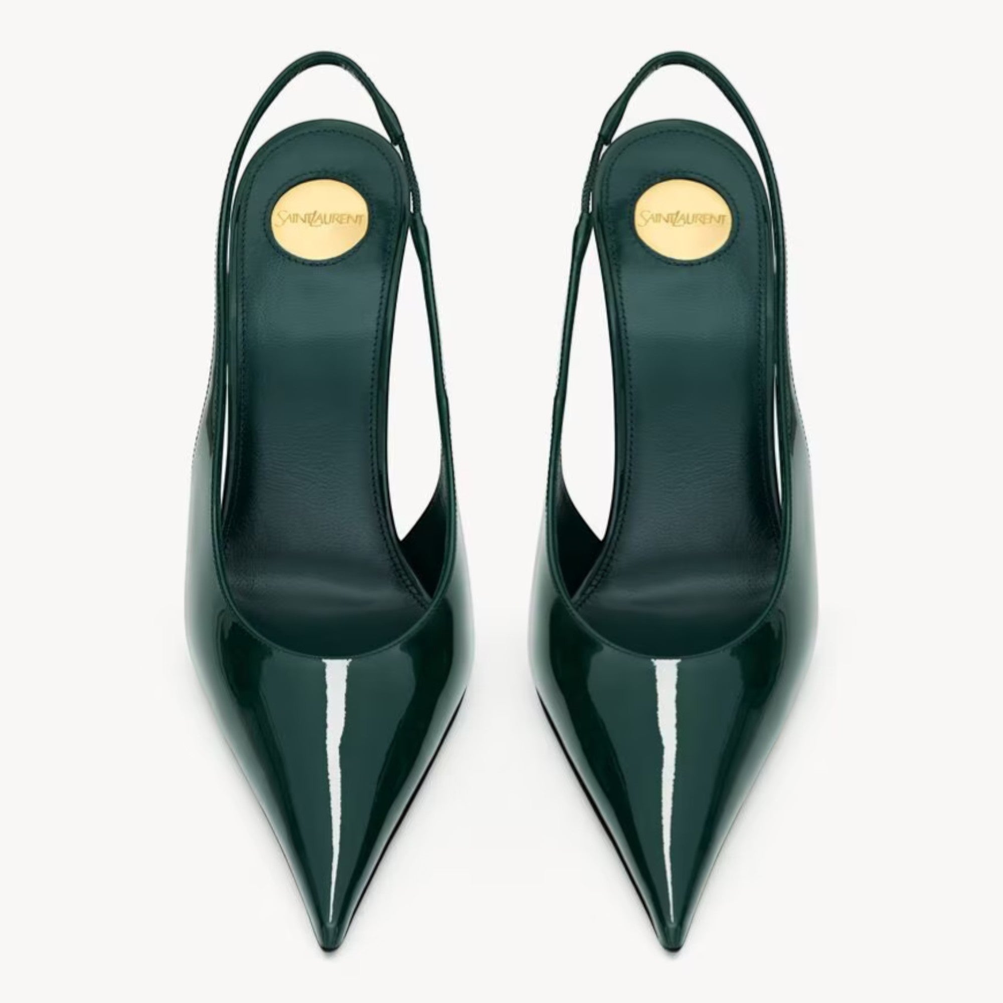 P.A.R.I.S. Slingback Pumps Forest Green