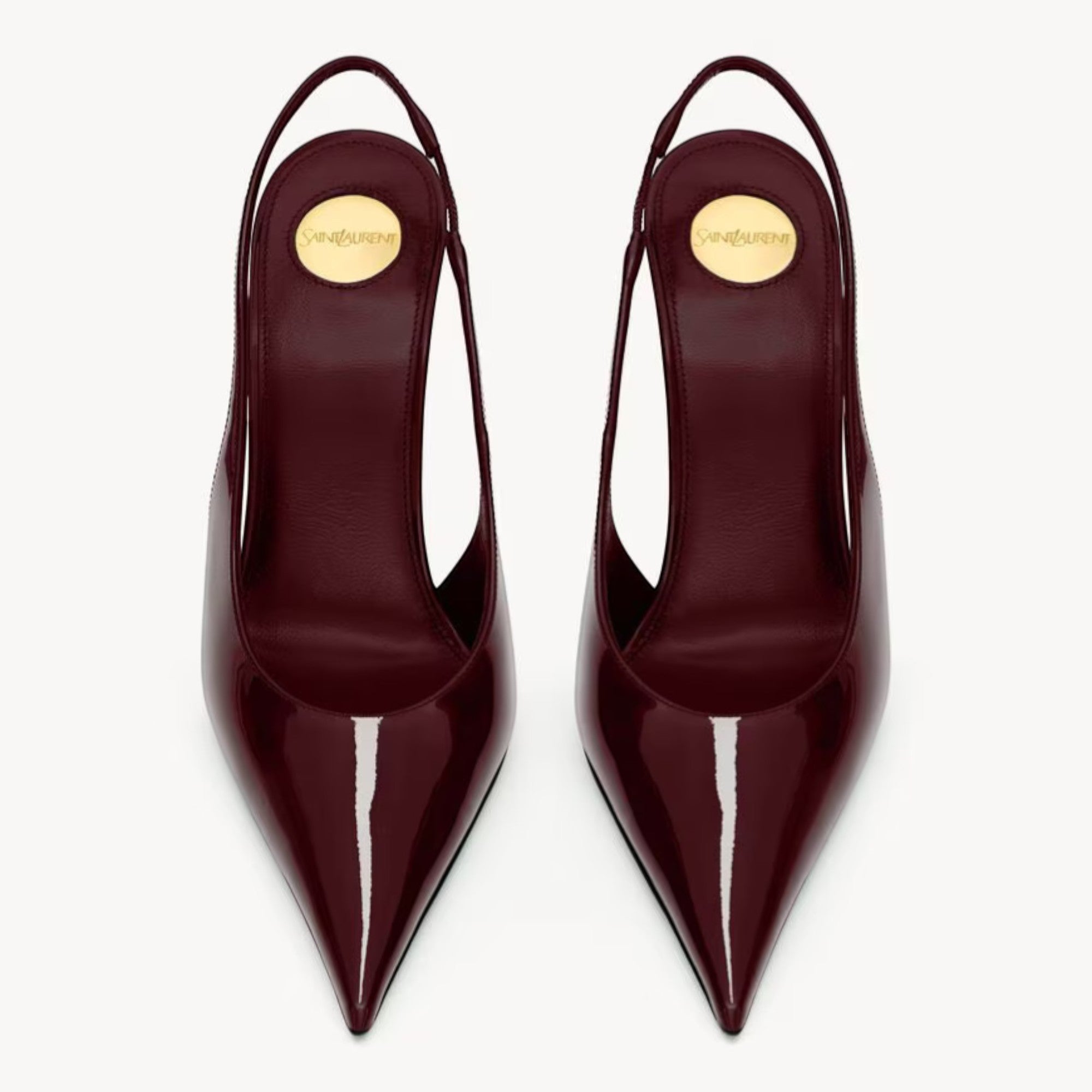 P.A.R.I.S. Slingback Pumps Marron Glace