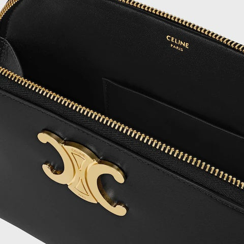 Triomphe Pouch Shiny Calfskin