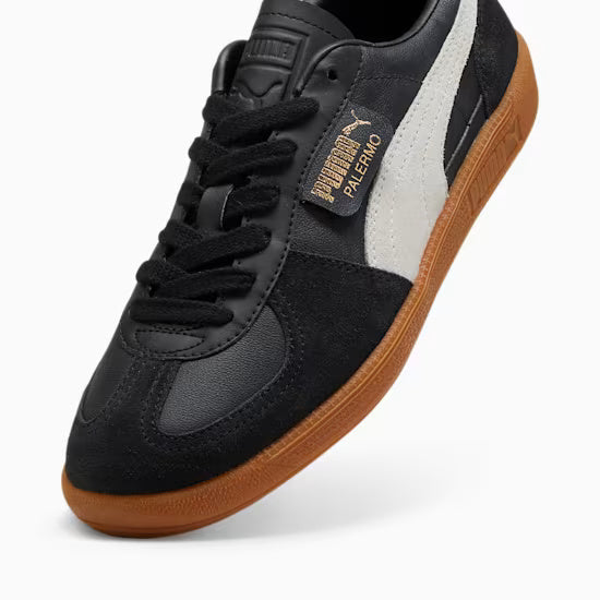Palermo Leather Sneakers Black / Feather Gray / Gum