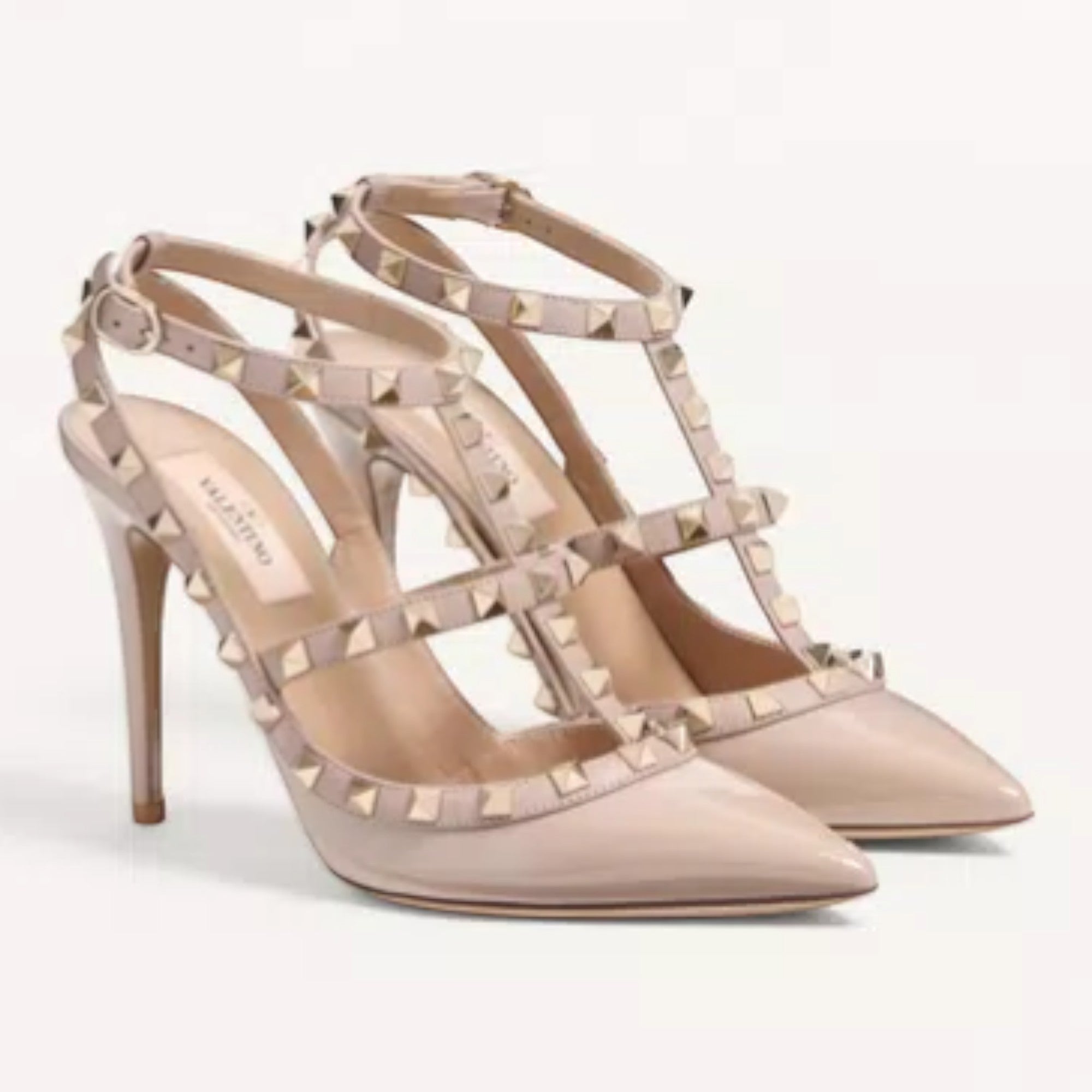 Rockstud Caged Pumps Poudre