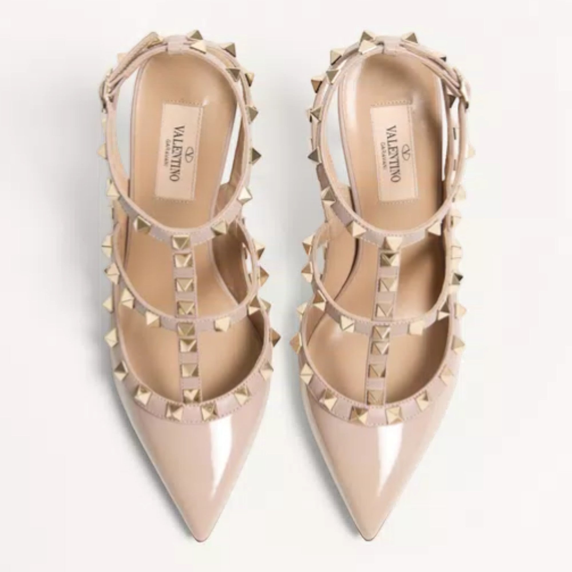 Rockstud Caged Pumps Poudre
