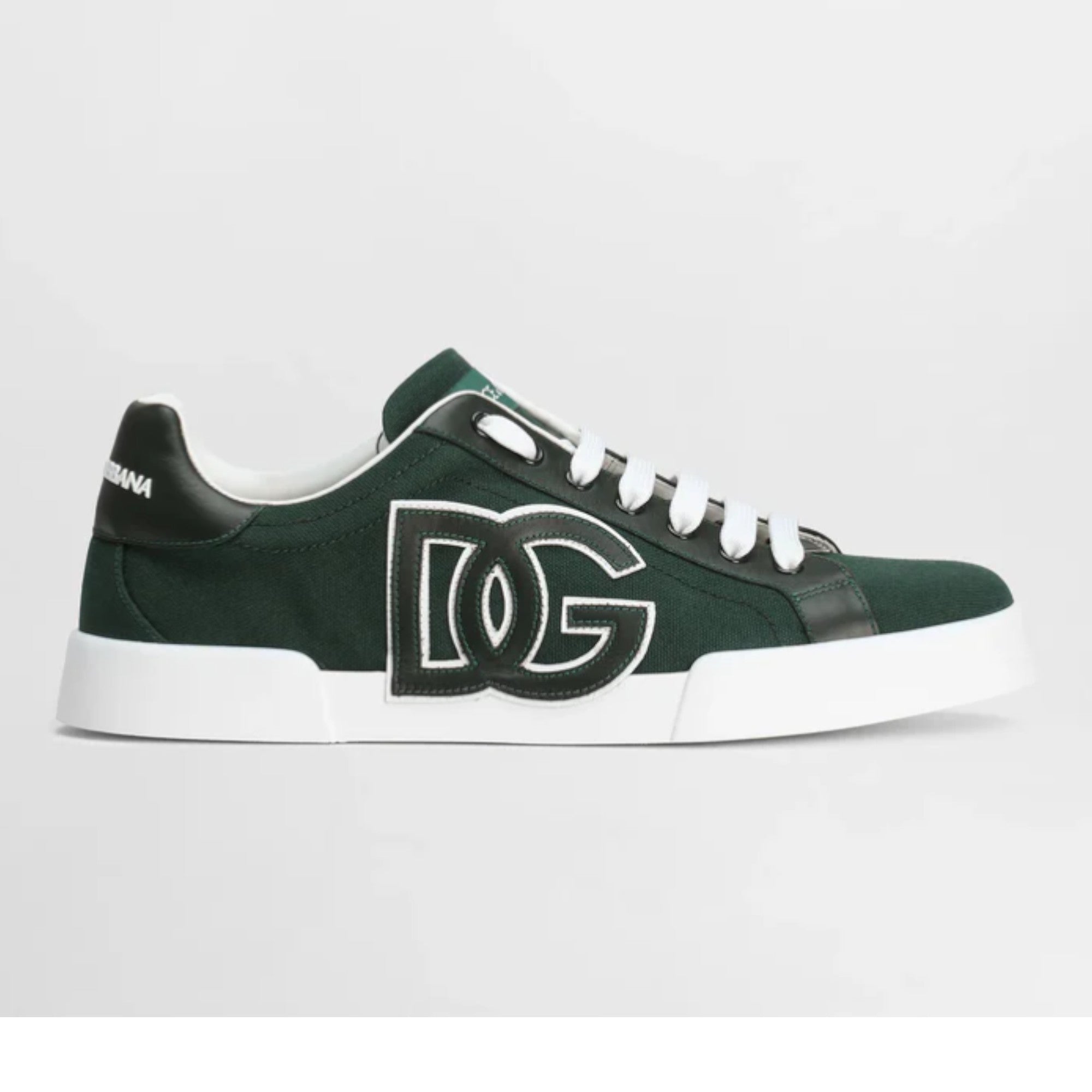 Portofino Light Strobel Sneakers in Canvas and Calfskin