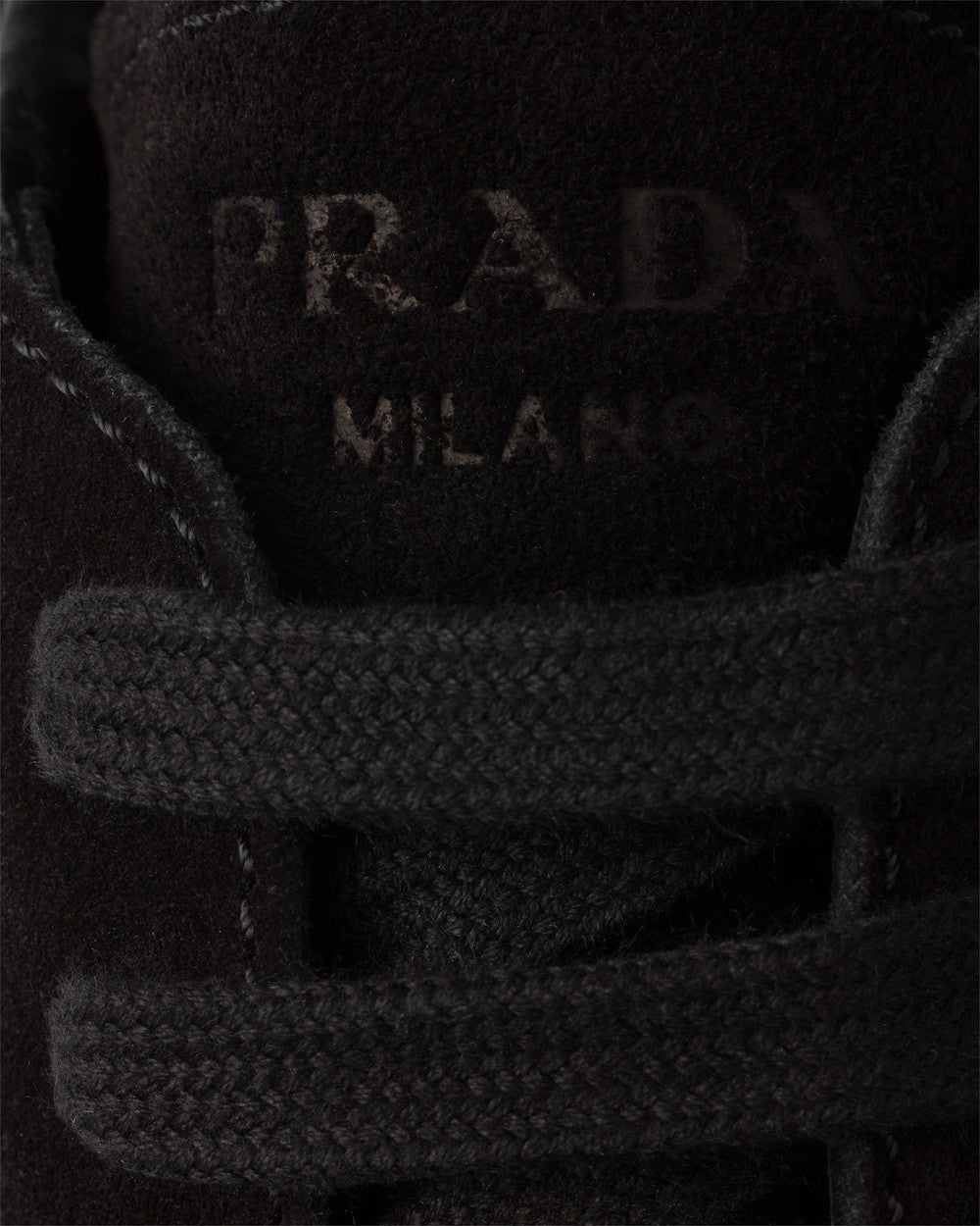 Prax Suede and Re-Nylon Sneakers Black