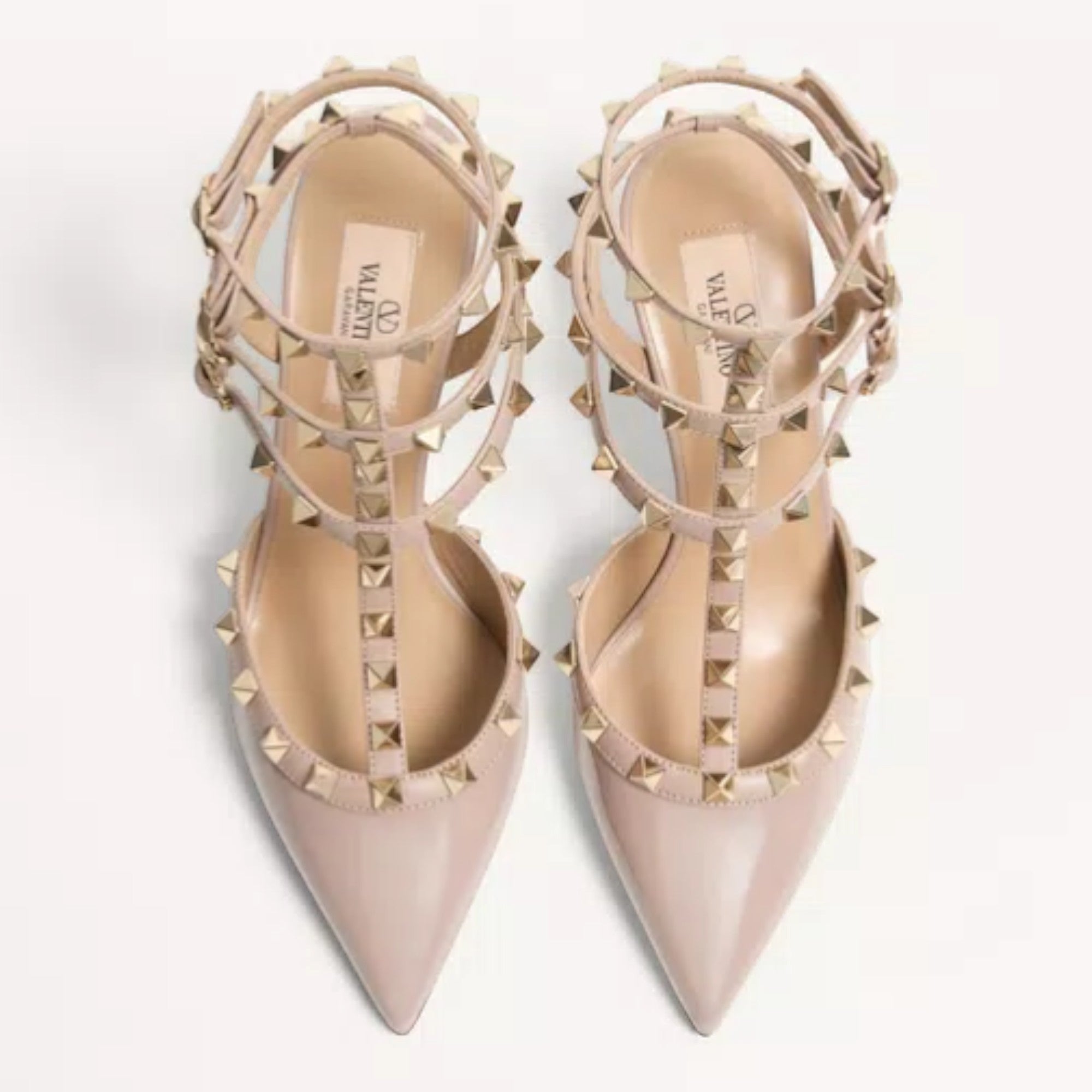 Rockstud Caged Pumps Poudre