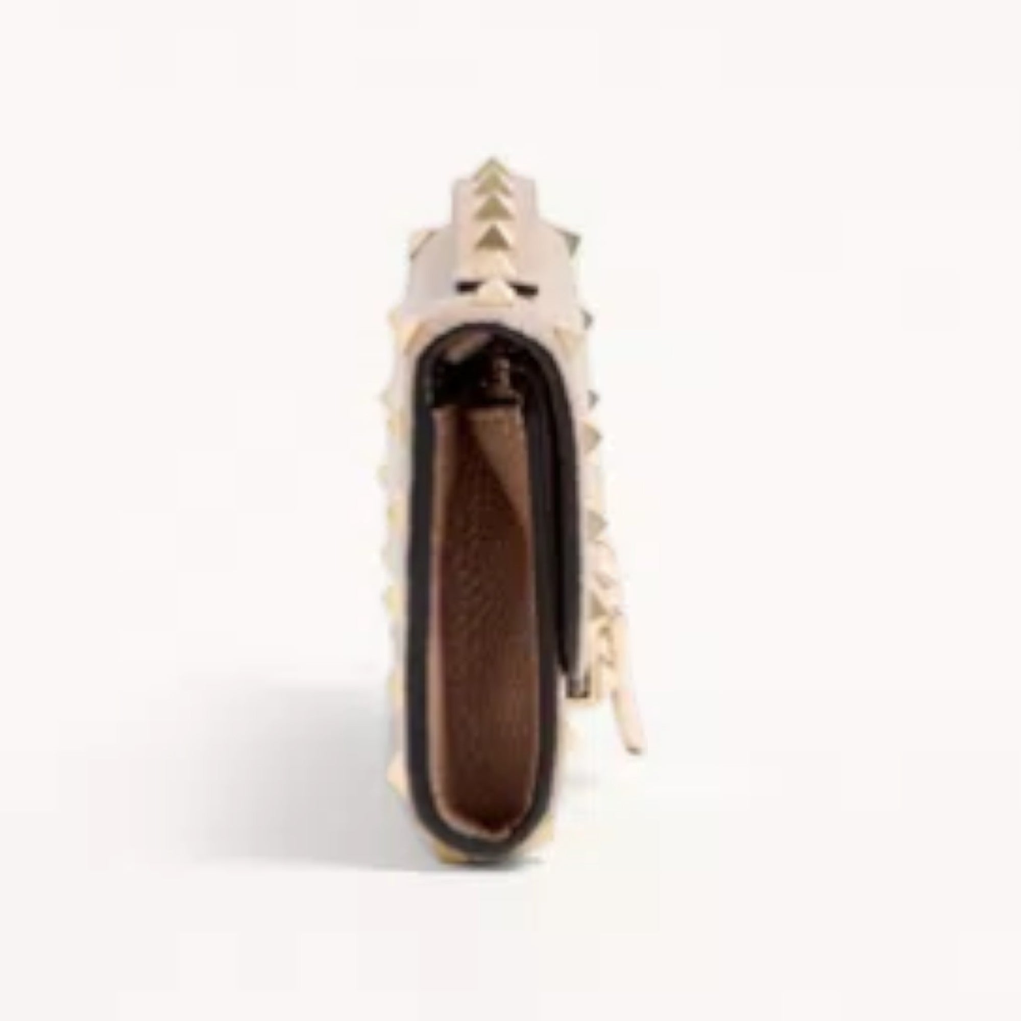 Rockstud Wallet With Chain Poudre