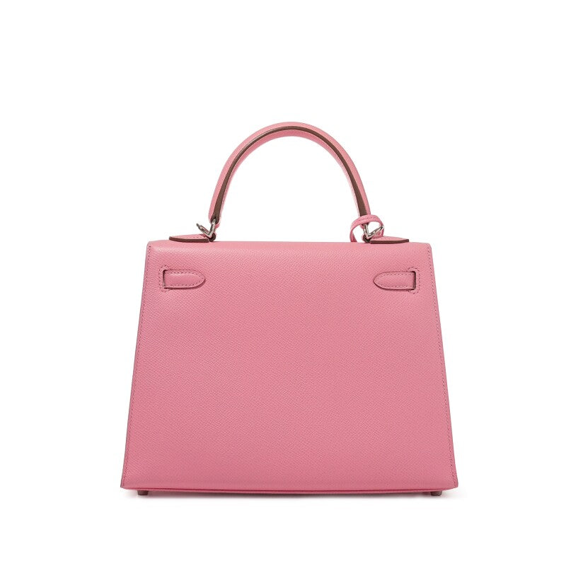 Rose Confetti Epsom Leather Palladium Hardware