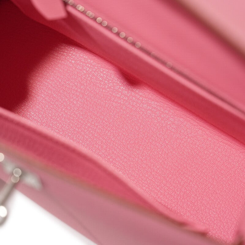 Rose Confetti Epsom Leather Palladium Hardware