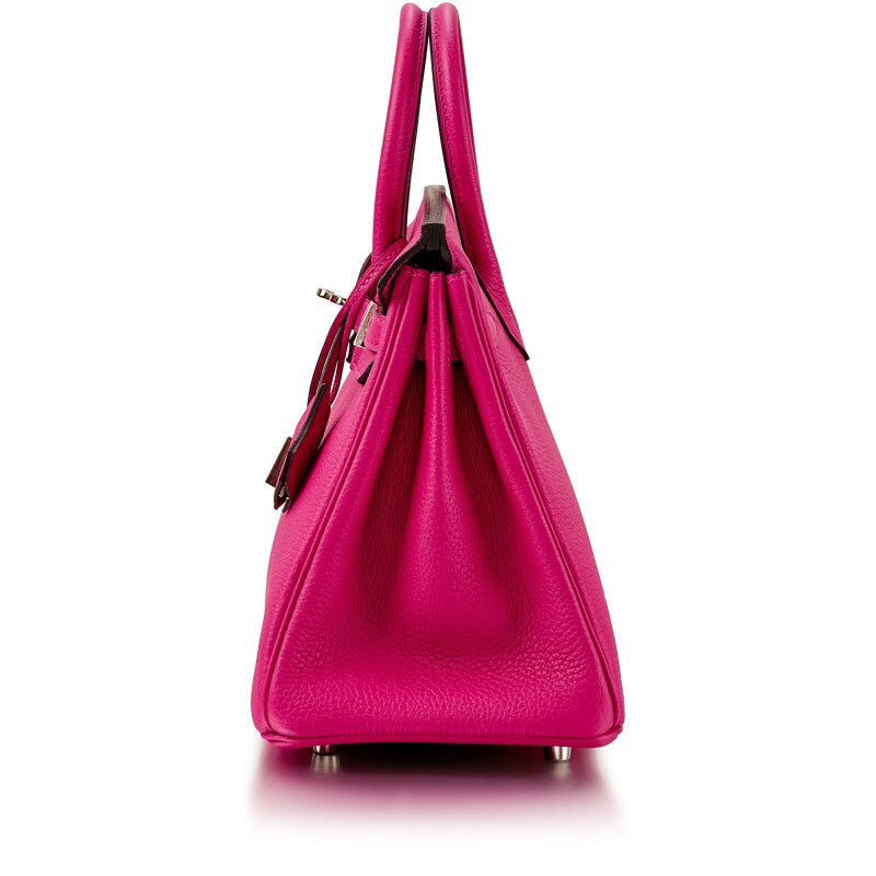 Rose Pourpre Togo Leather Palladium Hardware