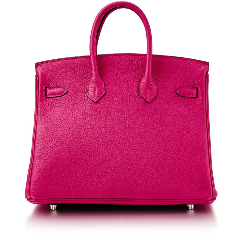 Rose Pourpre Togo Leather Palladium Hardware