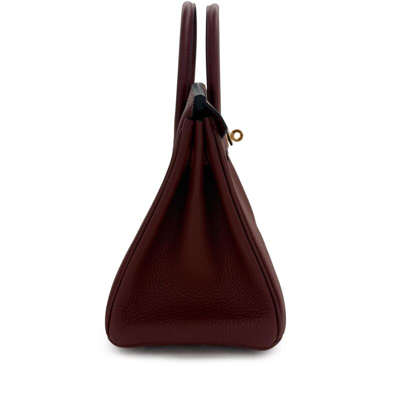 Rouge H Togo Leather Gold Hardware