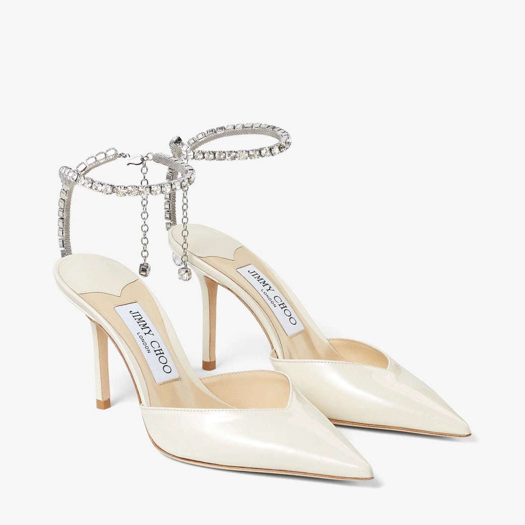 Saeda 85 Linen Patent Leather