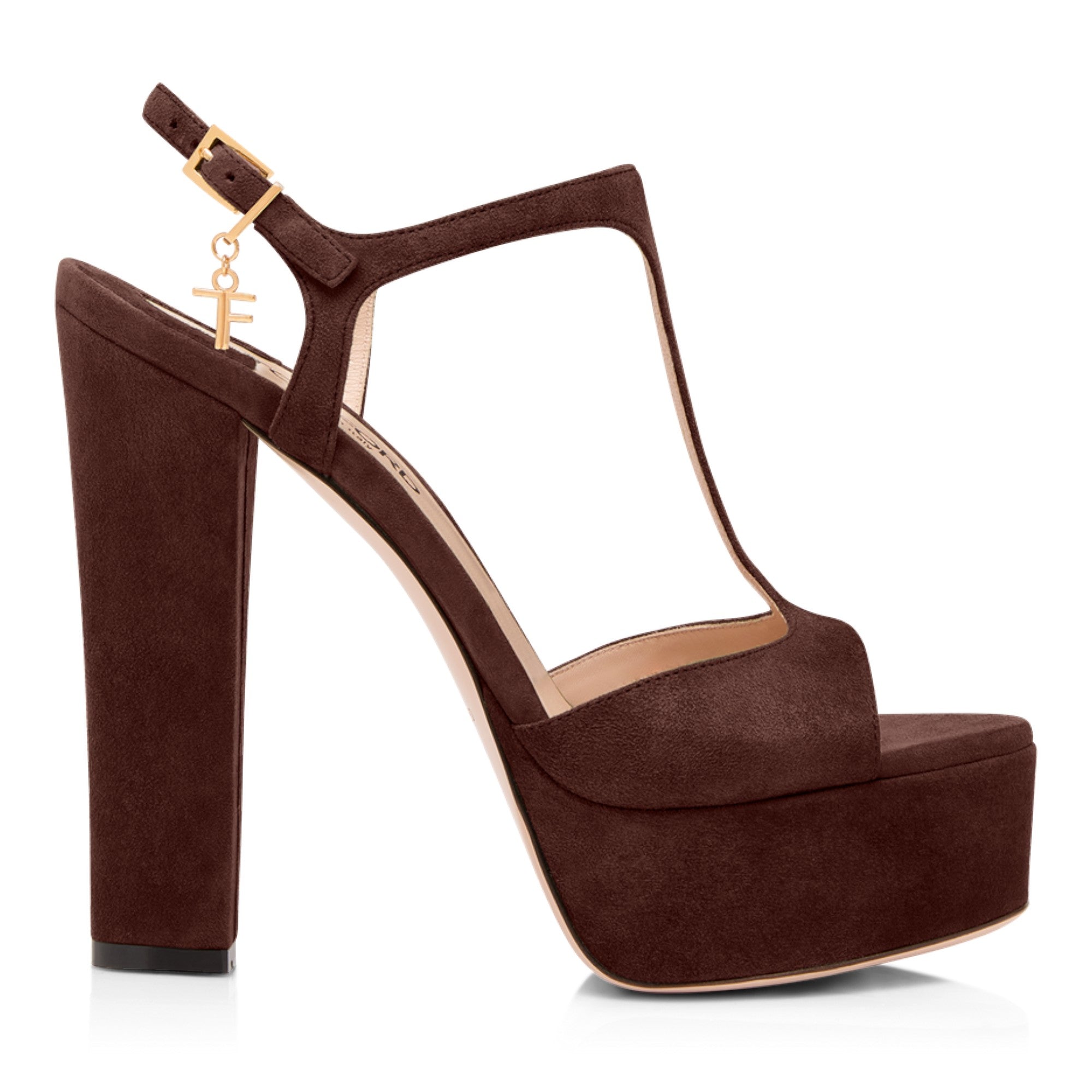 Angelina Platform Sandal Dark Whisky