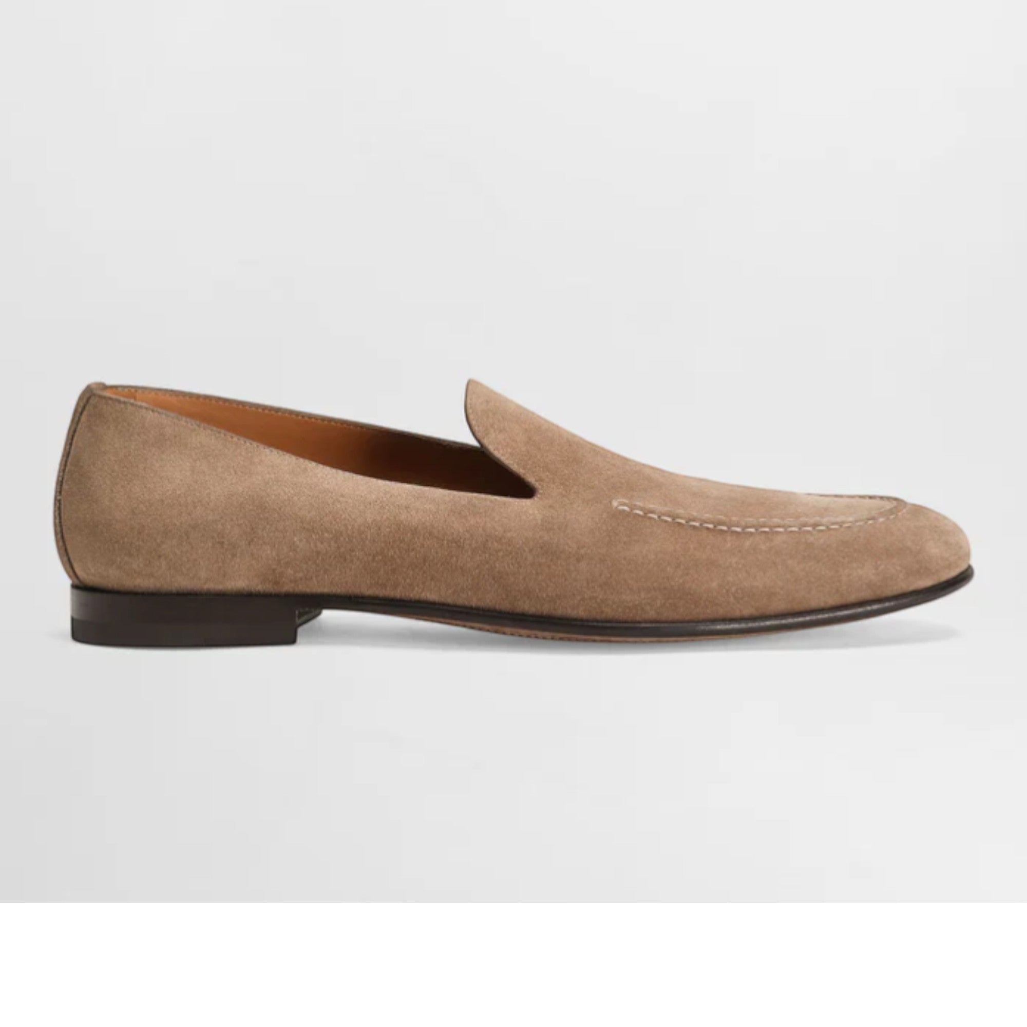 Dolce & Gabbana Split Calfskin Loafers in Brown