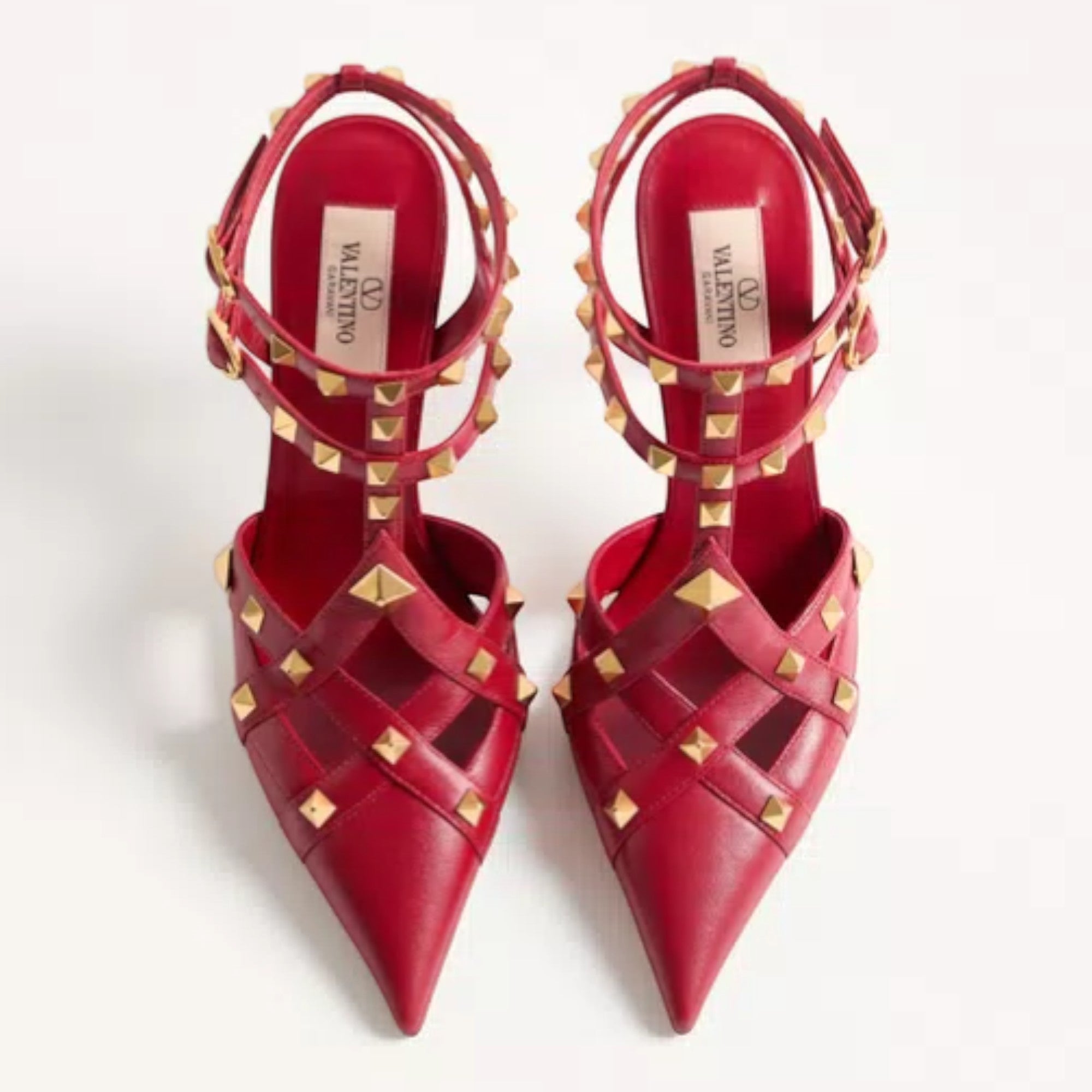 Studdy Pumps Red