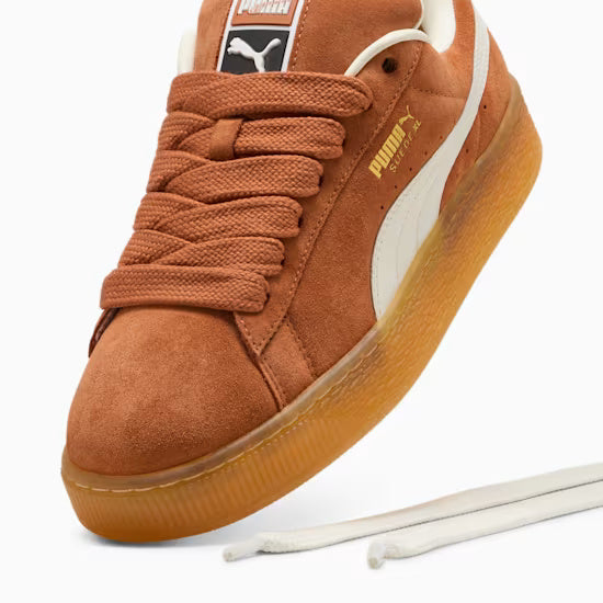 Suede XL Sneakers Brandy / Warm White