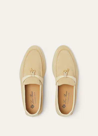 Loro Piana Summer Charms Walk Loafer Butter