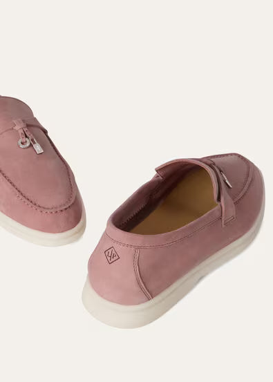 Loro Piana Summer Charms Walk Loafer Flowering Cherry