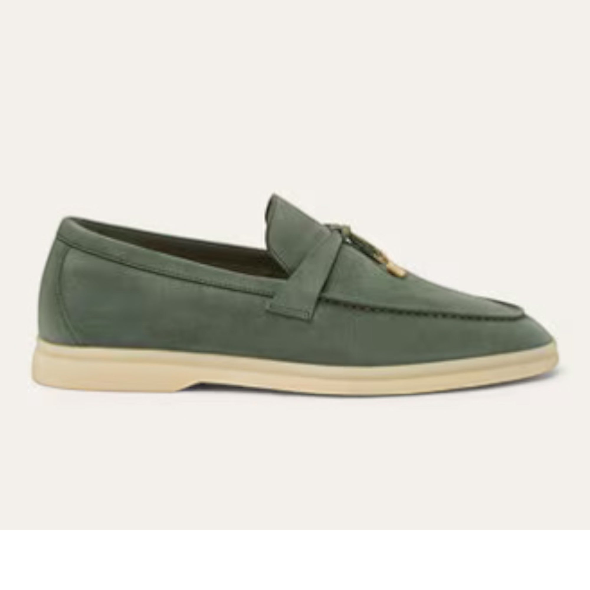Loro Piana Summer Charms Walk Loafer Green Lagoon