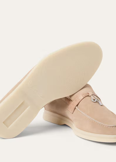 Loro Piana Summer Charms Walk Loafer Himalaya Rose
