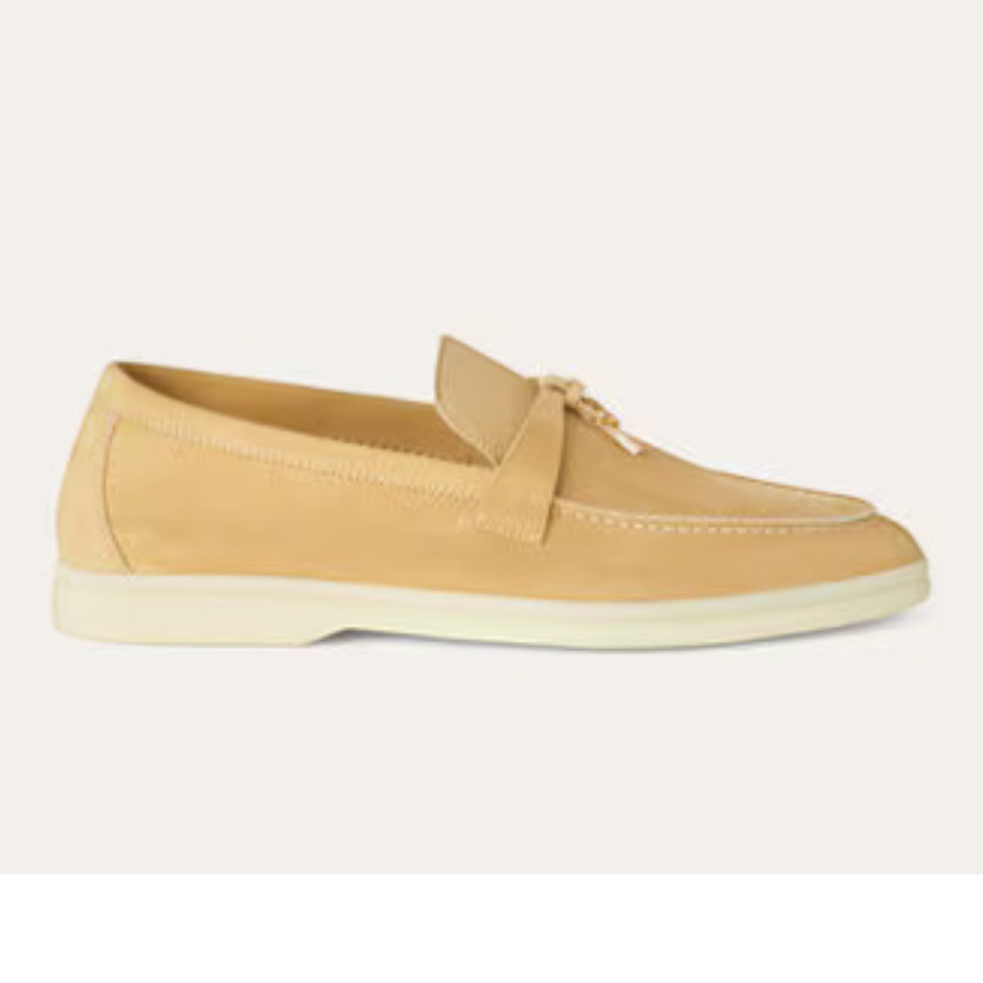 Loro Piana Summer Charms Walk Loafer Hinoki Wood