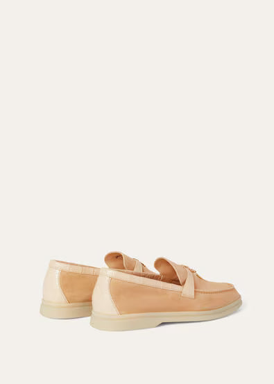 Loro Piana Summer Charms Walk Loafer Lemon Meringue