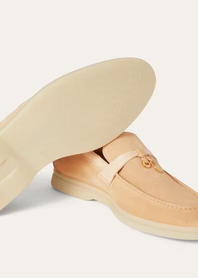 Loro Piana Summer Charms Walk Loafer Lemon Meringue