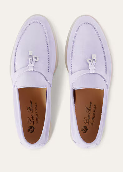 Loro Piana Summer Charms Walk Loafer Lilac Wagasa