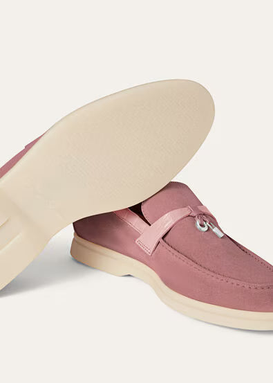 Loro Piana Summer Charms Walk Loafer Noisette Rose