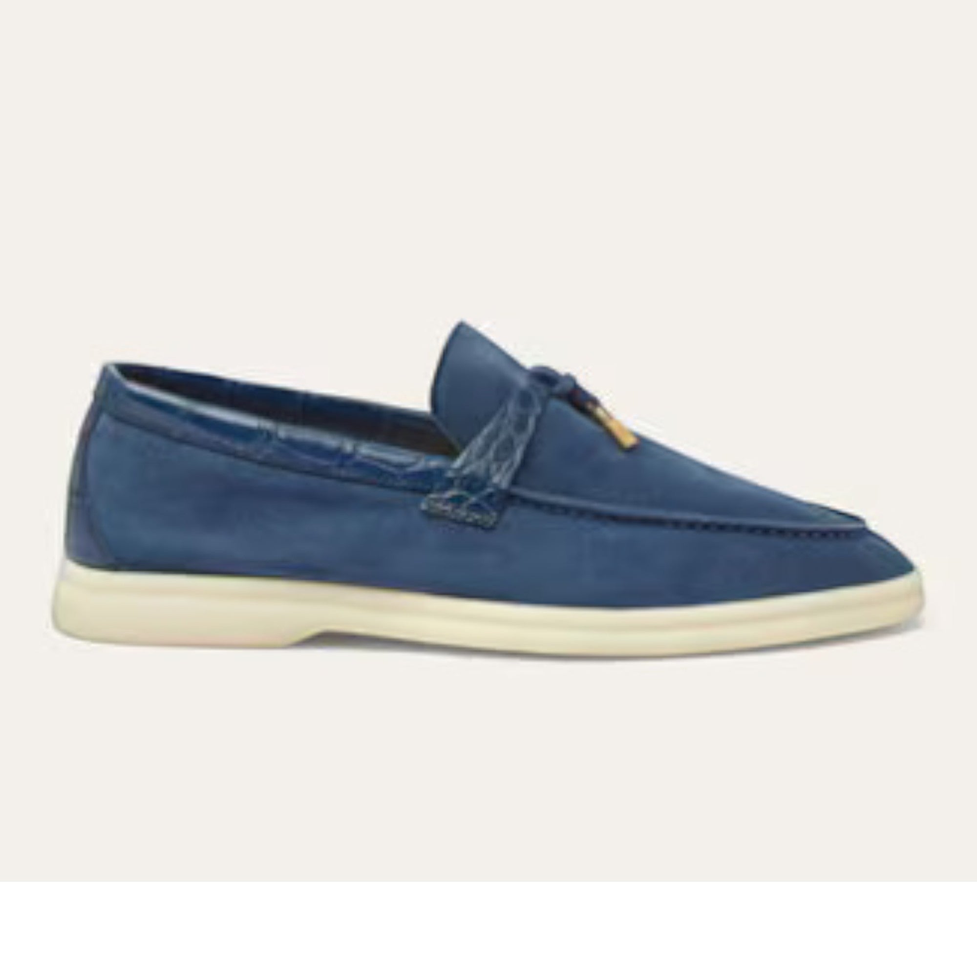 Loro Piana Summer Charms Walk Loafer Ocean Heart