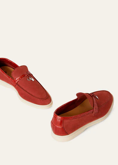 Loro Piana Summer Charms Walk Loafer Raw Sienna