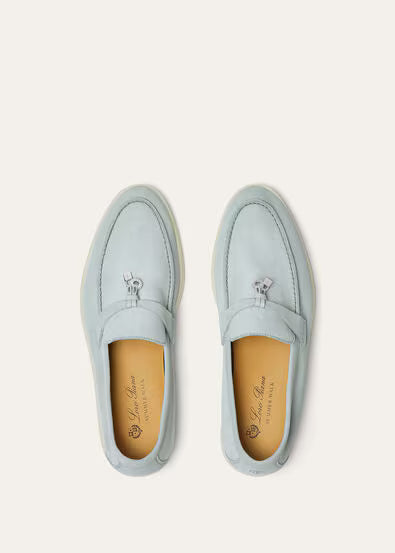 Loro Piana Summer Charms Walk Loafer Spring Waterfall Melange