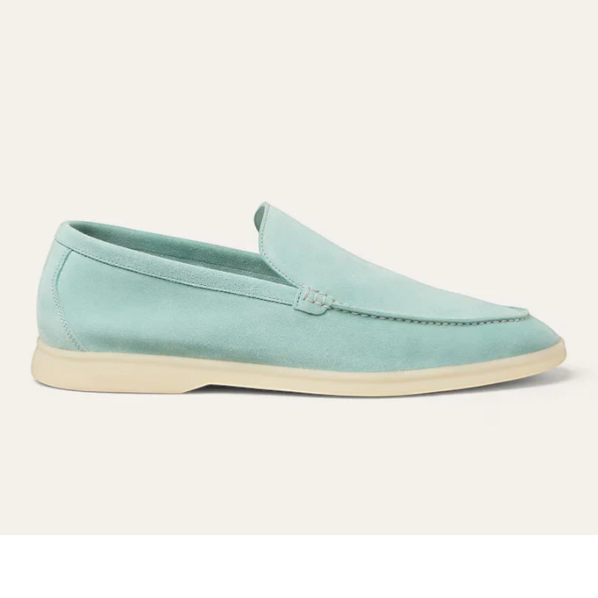 Loro Piana Summer Walk Loafer Suede Acquamarina