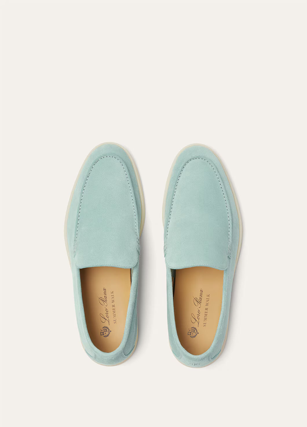 Loro Piana Summer Walk Loafer Suede Acquamarina