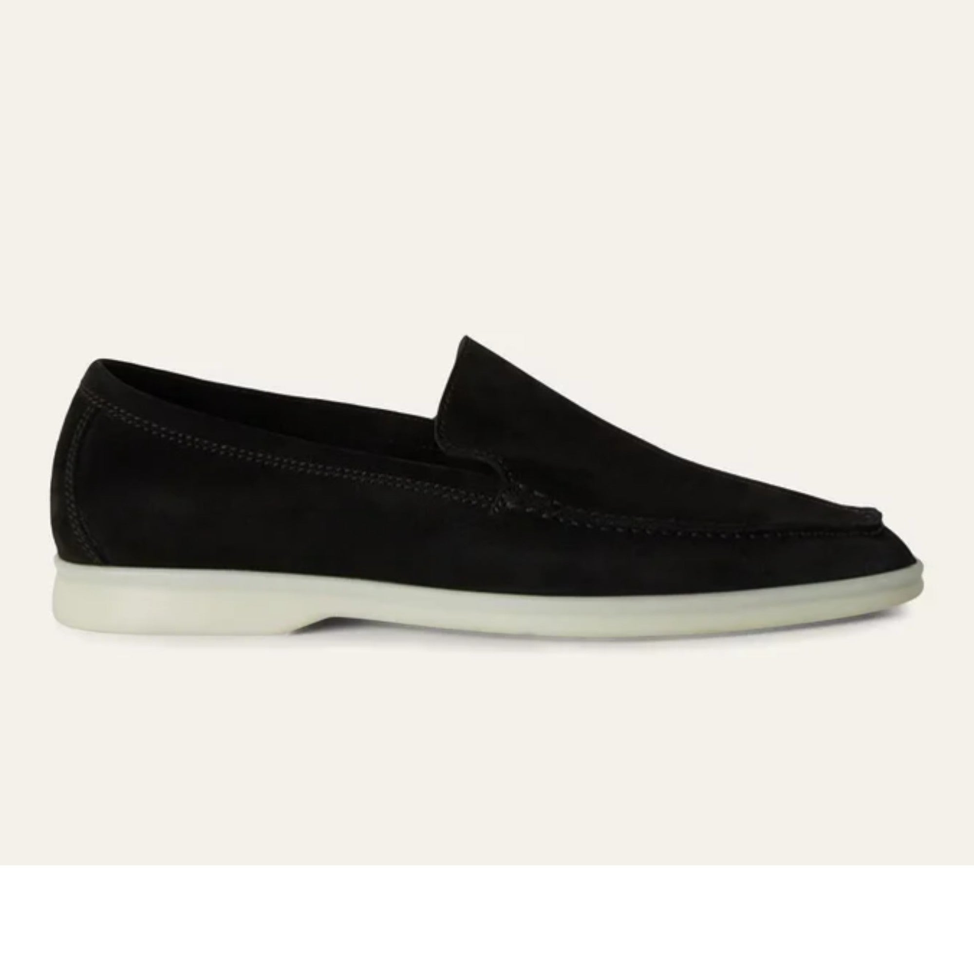 Loro Piana Summer Walk Loafer Suede Black