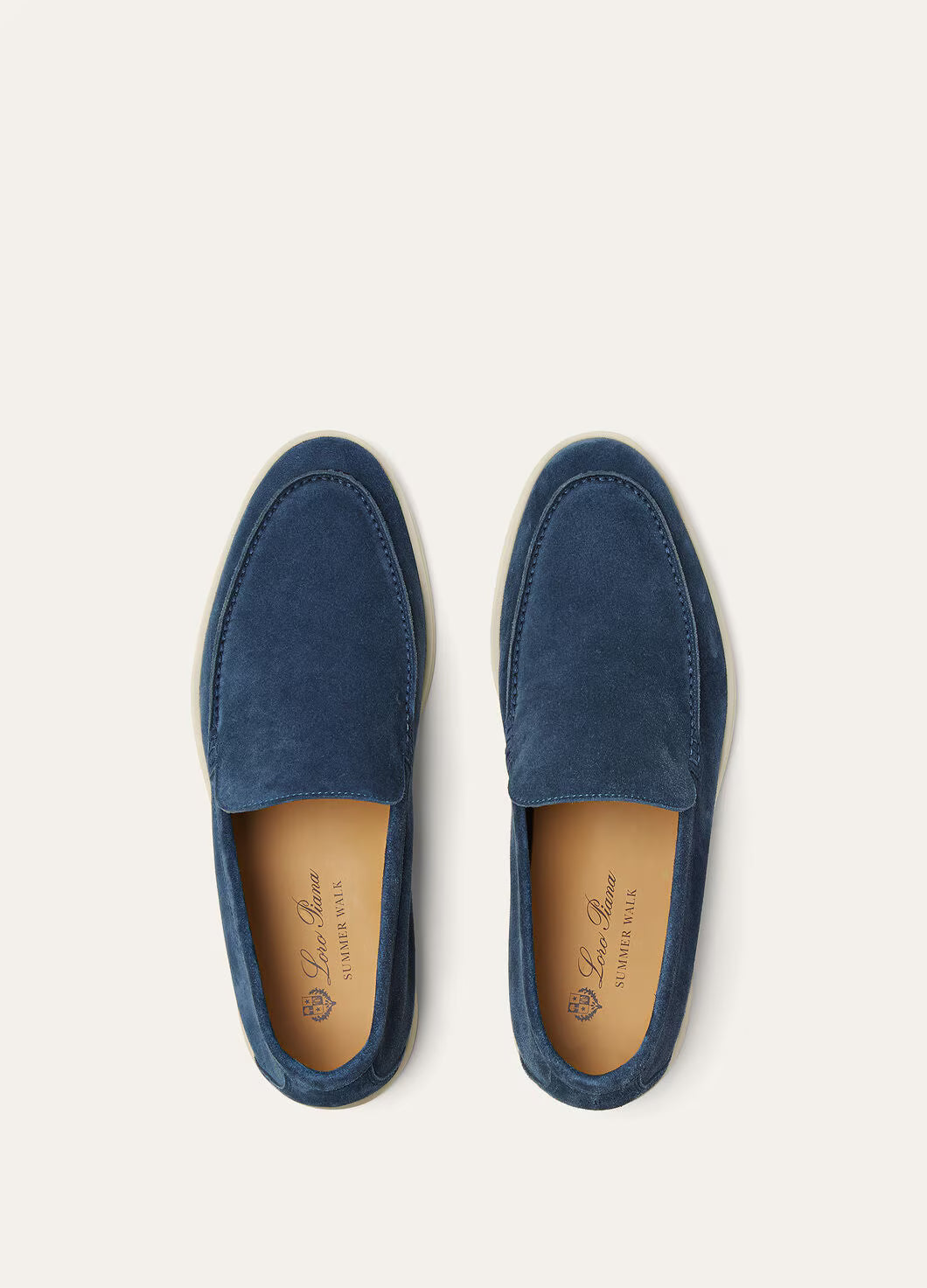 Loro Piana Summer Walk Loafer Suede Black Figs