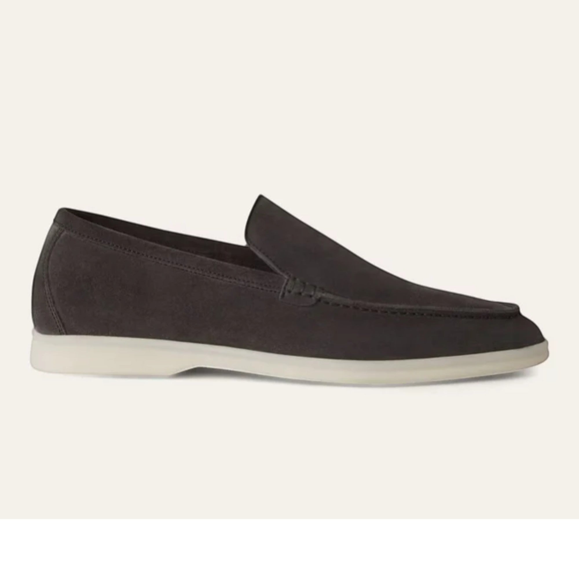 Loro Piana Summer Walk Loafer Suede Caviar