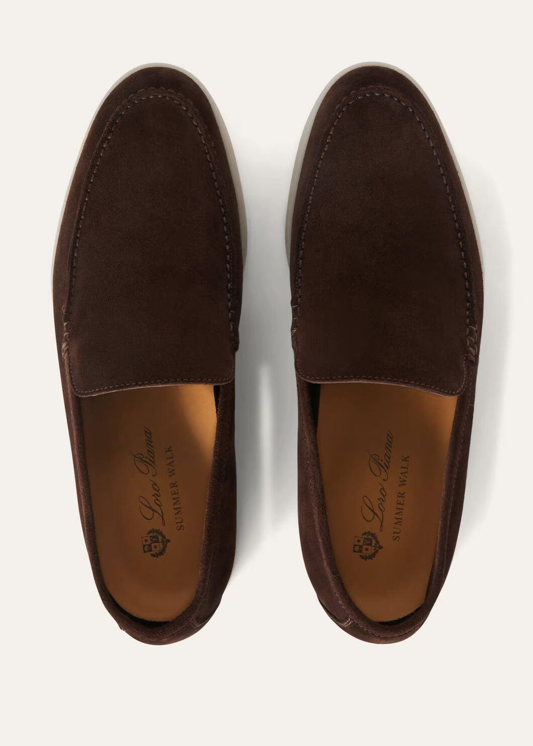 Loro Piana Summer Walk Loafer Suede Chocolate