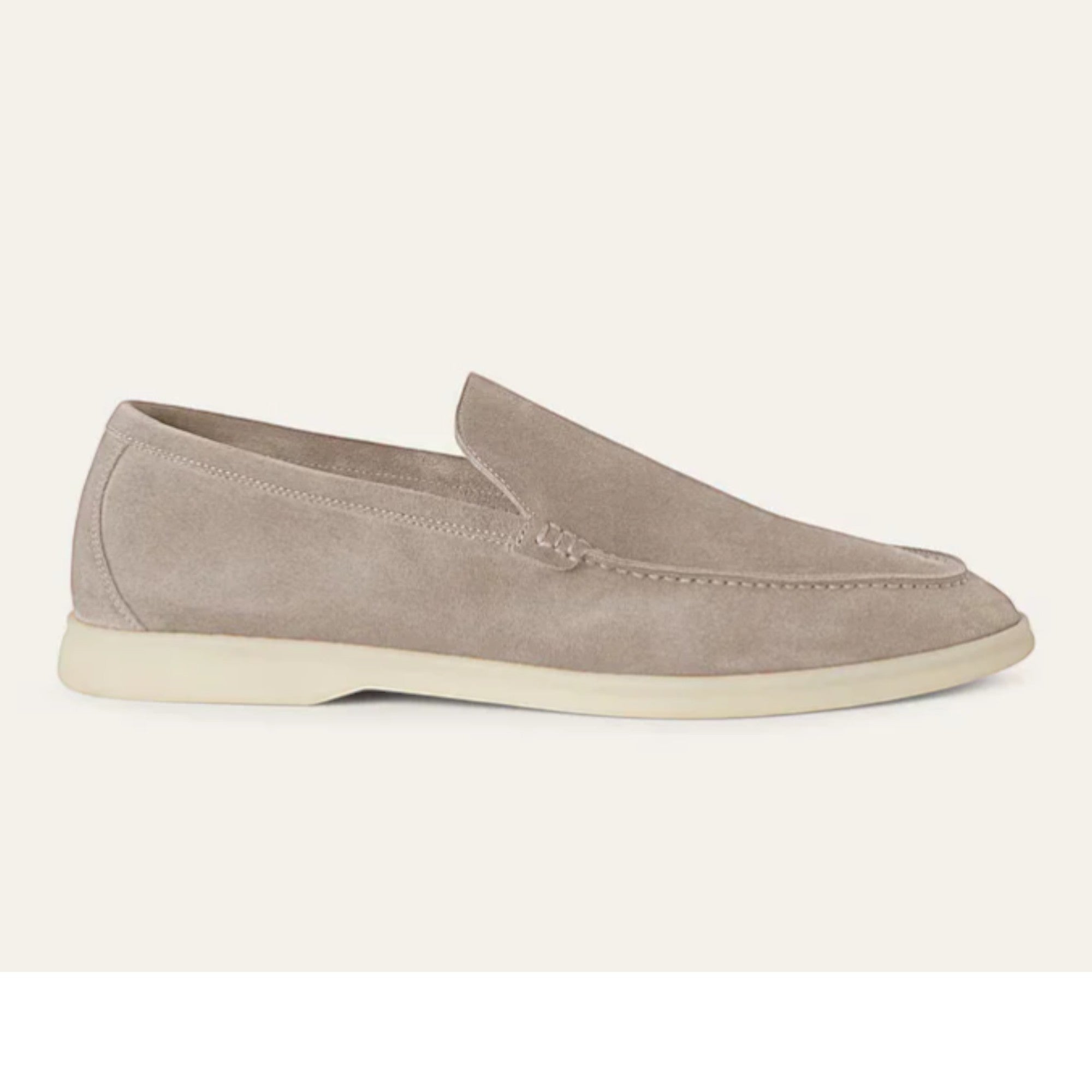 Loro Piana Summer Walk Loafer Suede Classic Beige