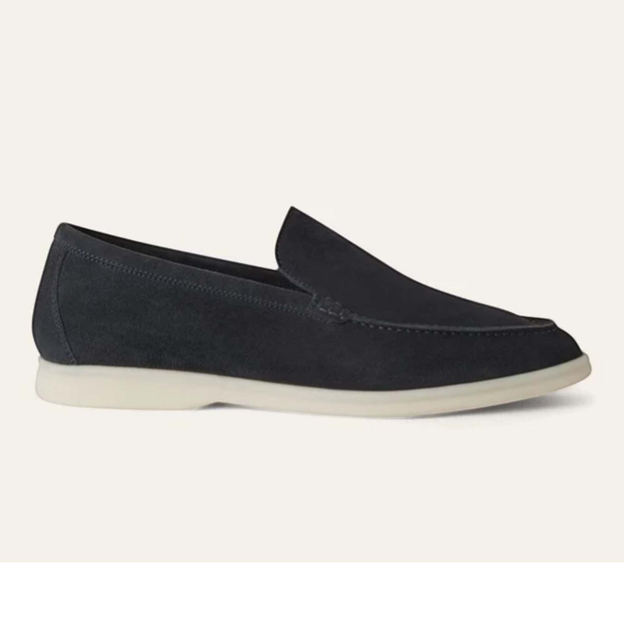 Loro Piana Summer Walk Loafer Suede Classic Blue