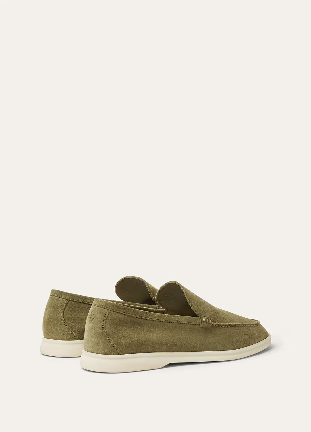 Loro Piana Summer Walk Loafer Suede Dark Murano Green
