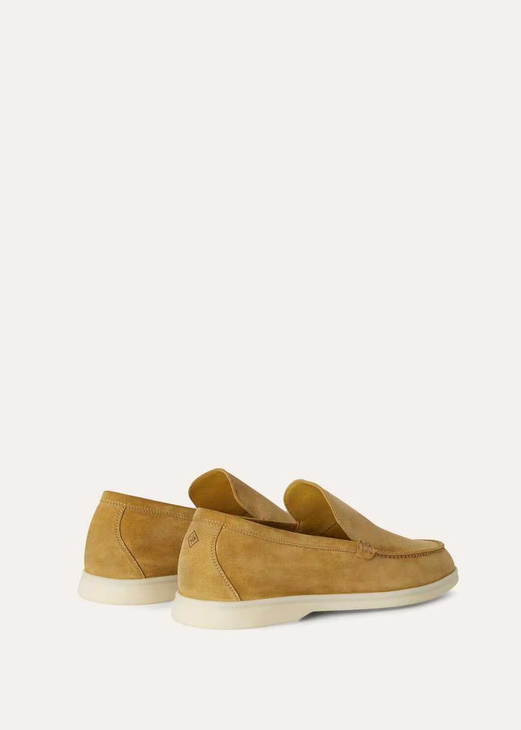 Loro Piana Summer Walk Loafer Suede Dijon Mustard Yellow